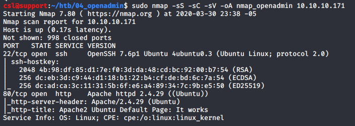 Escaneo con Nmap