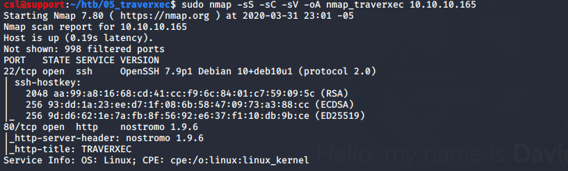 Escaneo con Nmap