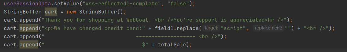 Mitigación con Replace